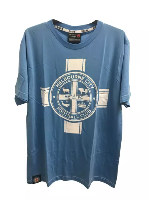 Melbourne City FC 2017 Classic Core T Shirt Size S-5XL! A League Soccer!