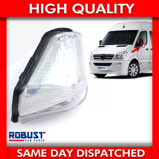 Left Door Wing Mirror Indicator Lens For Mercedes Sprinter Vw Crafter 2E0953049A