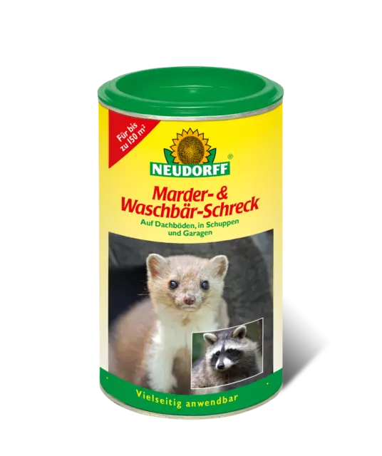 Neudorff Marder- und Waschbär-Schreck 300g, Marderschreck natürliches Fernhaltem