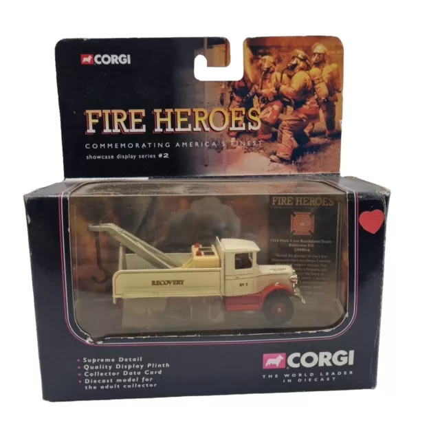 Corgi Fire Heroes CS90016 Mack Breakdown Truck Baltimore Fire Deptartment