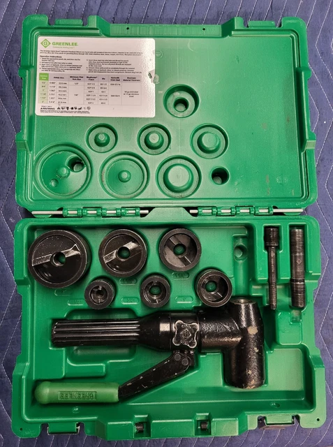 Greenlee 7906SB Quick Draw 90 Hydraulic Punch  Knockout Kit 1/2"-2"