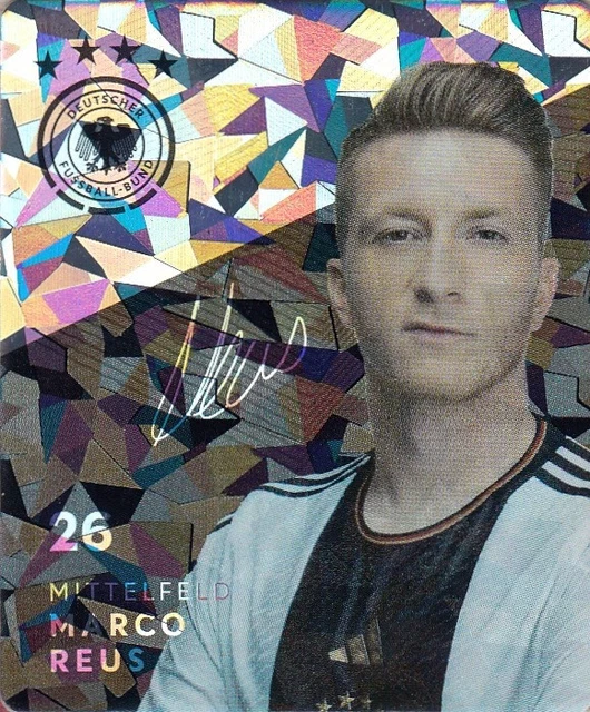 GLITZER KARTE / REWE DFB WM 2014 Marco Reus Nr. 20 / 34 Sammelkarte Sticker