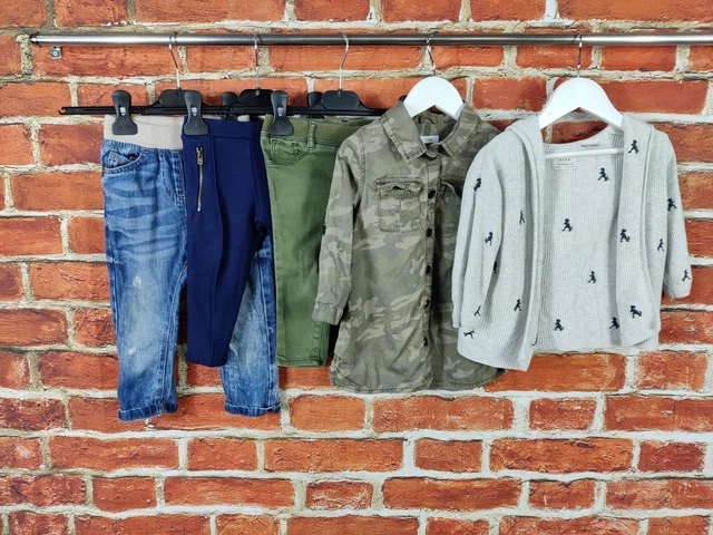 Baby Girls Bundle Age 12-18 Months Gap Zara Etc Jeans Hoodie  Shirt Camo 86Cm