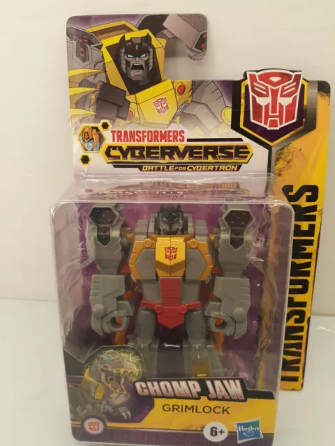 Hasbro Transformers Grimlock Cyberverse Autobot Chomp Jaw New Free Shipping 🔥🔥