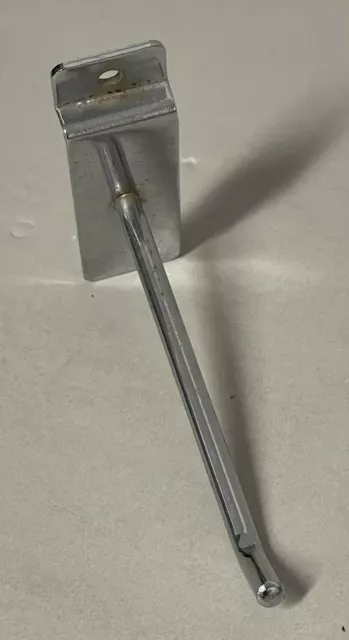 Slatwall Hook Bundle - chrome slat hooks (4",6",8")