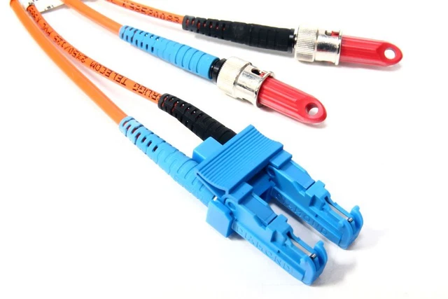 Duplex-Patchcord 2x HSC-M0.66/K + E-2156.6/K 5m Fiber Cable LWL Glasfaserkabel