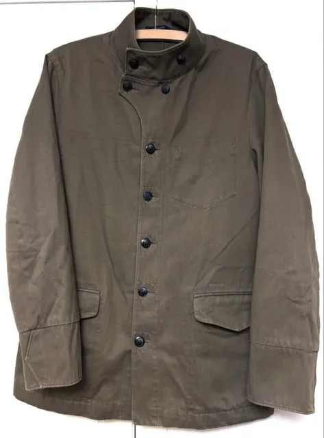 Gieves & Hawkes Military Khaki Jacket Coat Button Closure Medium No 1 Savile Row