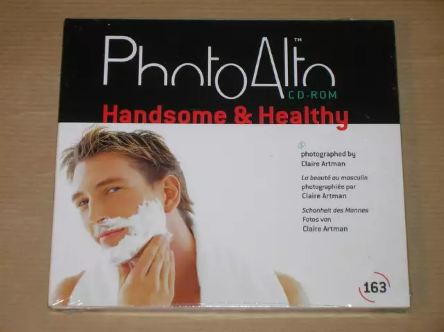 CD ROM Photoalto 163/Handsome & Healthy/Images Pros Royalty-Free / New