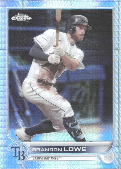 2022 Topps Chrome Sonic Prizm Refractor Brandon Lowe Tampa Bay Rays #107