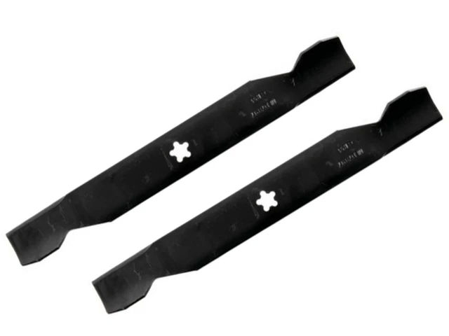 2X 46 CM Messer Für Rasentraktor Husqvarna LT92 Mähwerk 127841 - Foto 2