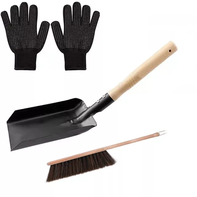 Cleaning Fireplace Ash Shovel Fireplace Tools Hearth Tidy Set  Home