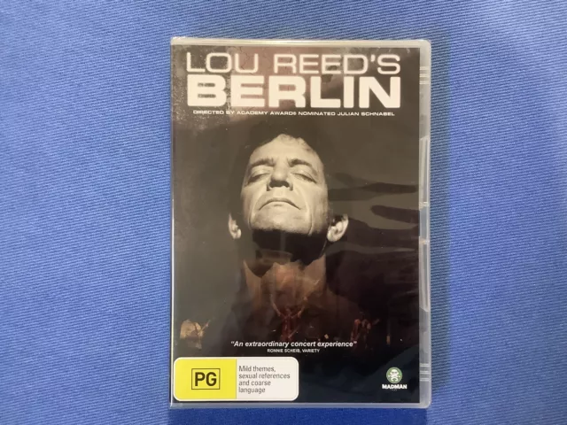 Lou Reed's Berlin  (DVD, 2007) Brand New Sealed Region 4 Music