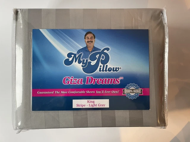 New My Pillow Bed Sheet Set 100% Certified Giza Egyptian Cotton 400 TC