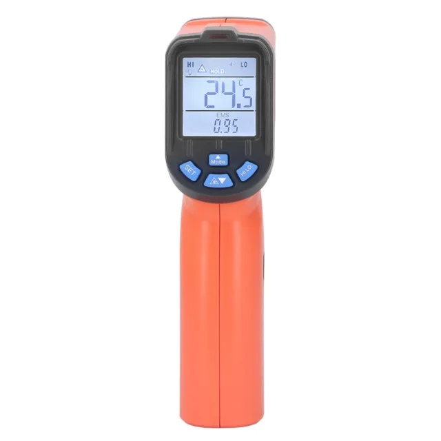 Termometro a infrarossi retroilluminato schermo LCD pistola di misurazione temperatura non