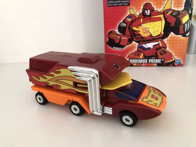 Transformers G1 Autobot Rodimus Prime 2011 Reissue Comes With Original Box