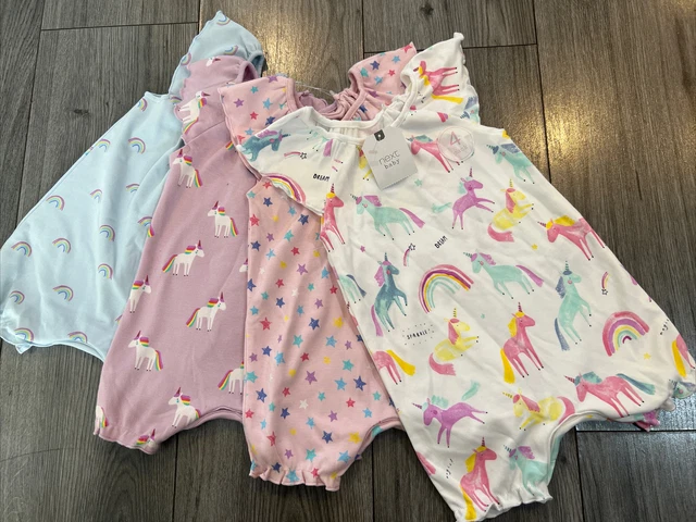 Pacchetto tupe estive bambina Next 3-6 mesi nuove con etichette