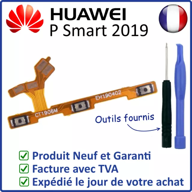 Nappe Interne Des Boutons Power On Off Et Volume + - Du Huawei P Smart 2019