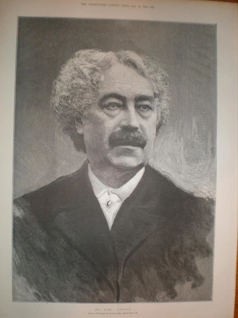 Sims Reeves LARGE PHOTO JOHN Sims Reeves opera tenor 1893 £8.99 - PicClick UK