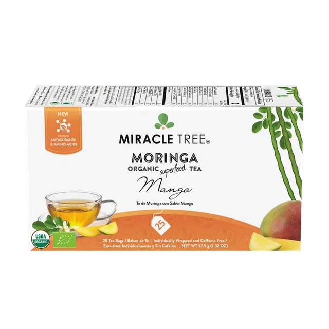 Miracle Tree - Organic Moringa Tea: Mango