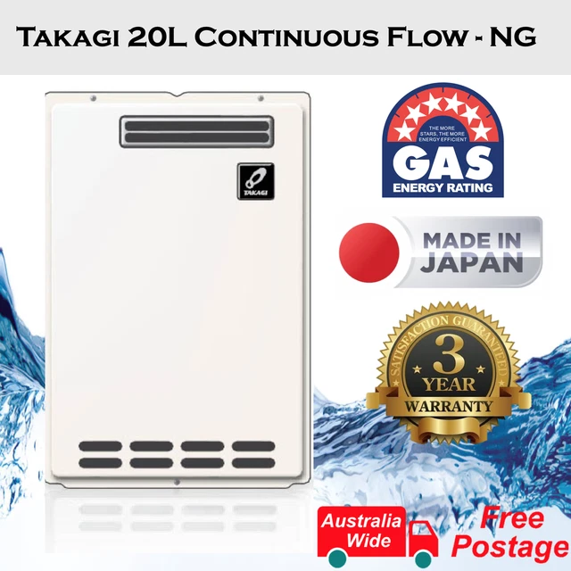 TAKAGI 26L CONTINUOUS Flow LPG Gas Hot Water Heater, Replace Rinnai Rheem  DUX $888.00 - PicClick AU