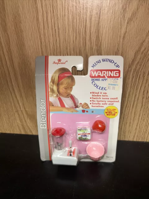 Vintage Imperial Toy Corp Mini Wind-Up Blender Home Appliance Collection 7827C