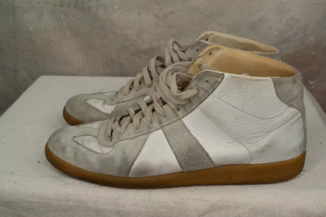 Maison Margiela Leather/Suede Sneakers High-Top Size 12 (45) 2