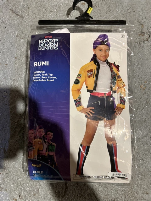Spirit Costumes Rumi KPOP DEMON HUNTERS Rumi Costume Spirit Halloween Movie Child Medium ...