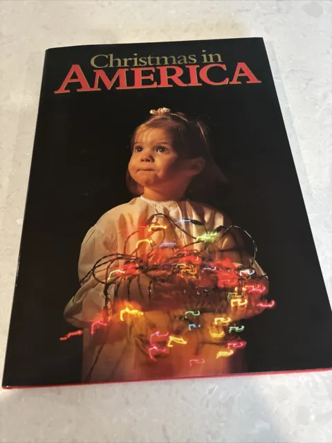 Christmas in America Coffee Table Book Photography 1988 Hardcover