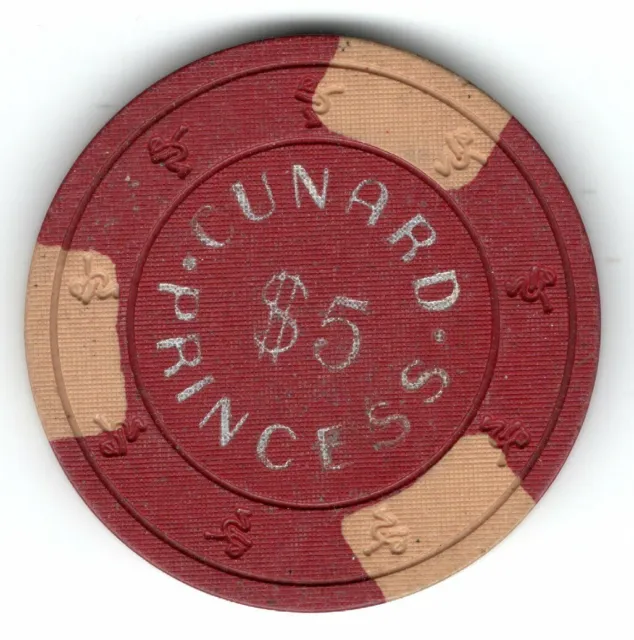 Cunard Princess $5 Casino Chip