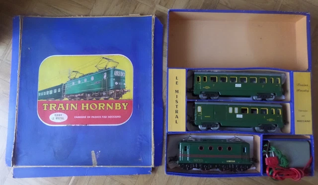 Locomotive Hornby O – SNCF BB 13001 Dite Thionville, à Compléter, Métal Peint, éclairage