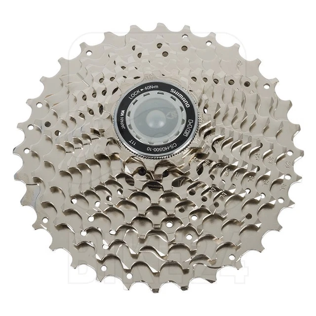 Cassette Shimano Tiagra CS-HG500 10 Vitesses - Pour Vélo De Route, Cyclotourisme Ou Hybride