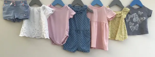 Pacchetto di abbigliamento per bambine età 9-12 mesi Zara primi giorni M&Co cura materna
