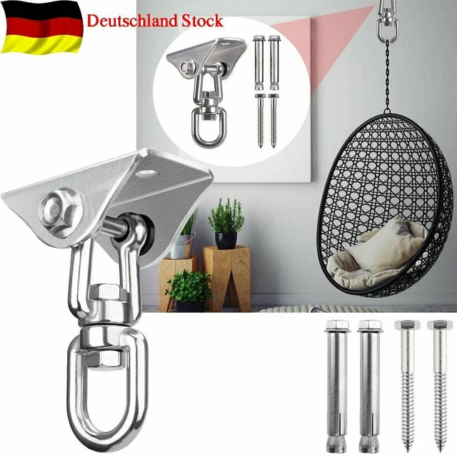 Deckenhalterung Hängematte Haken Deckenbefestigung Hängesessel Schaukel DE Stock