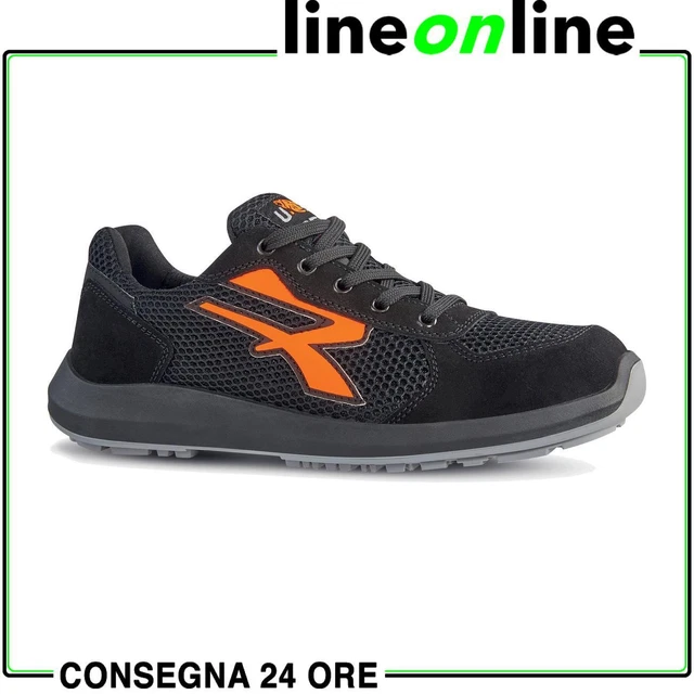 Scarpe antinfortunistiche U-Power Atos S1P ESD Red Up leggere estive