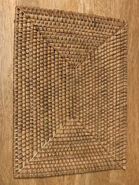 Balinese Rectangle Rattan Cane Placemat