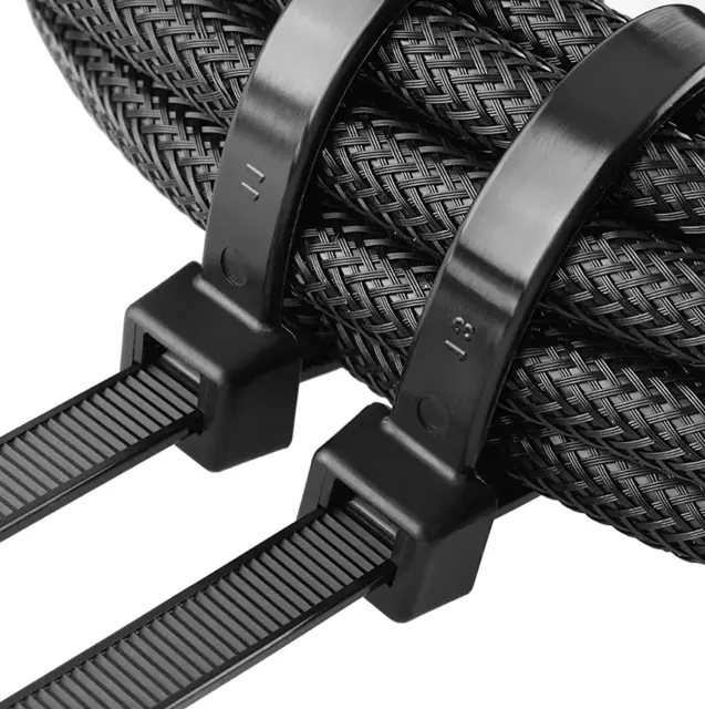 Extra long zip ties 36 inch black Large cable ties heavy duty outdoor use 250 lb