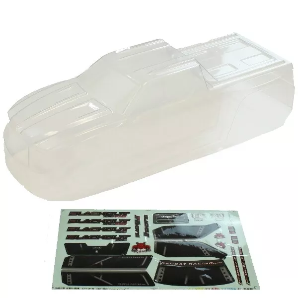 Redcat Racing BS214-003T-C Blackout XTE Truck Body Clear BS214-003T-C