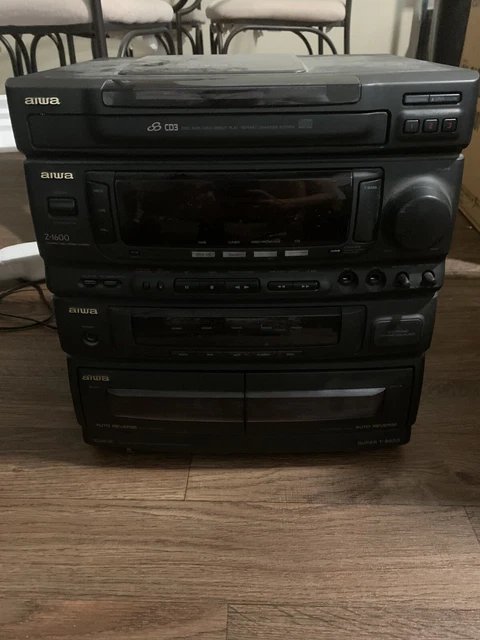 AIWA CX-1600, SX-R220, SC-Z1900 Stereo with four speakers