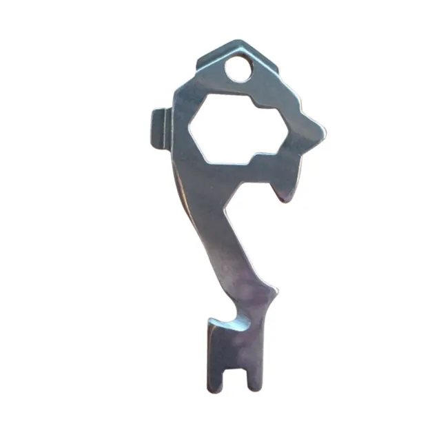 20in1 Multi-tool Keychain EDC Tool Stainless Steel Pocket Wrench Bottle Opener