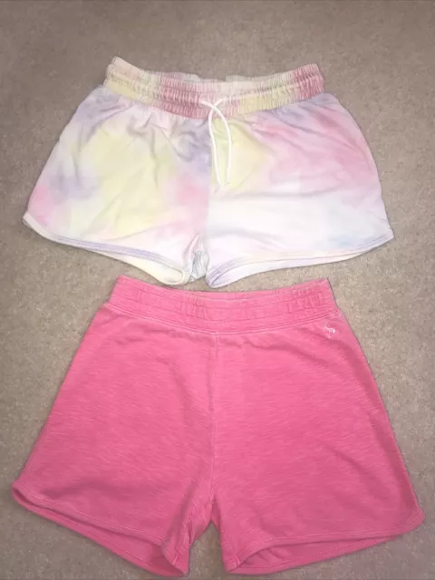 joules next girls pink shorts age 9-10 years 2 Pairs