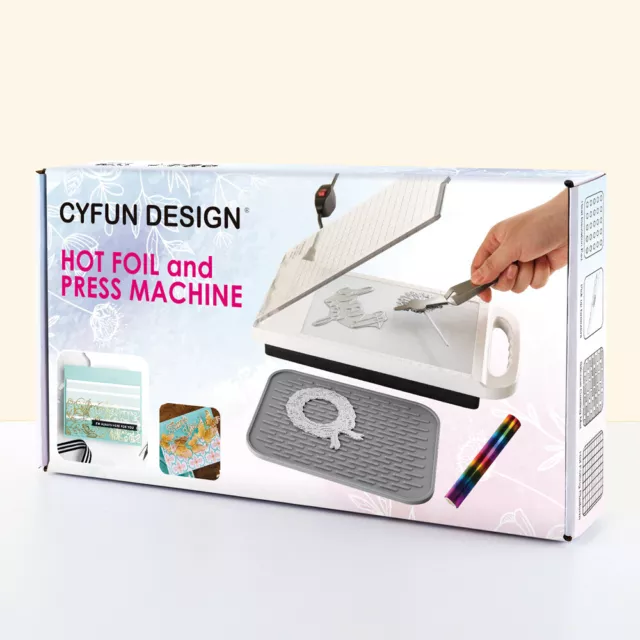 UK Plug Hot Stamping Foil Machine Bronzing Machine For DIY Craft Card Making