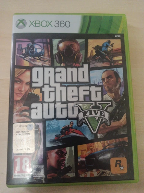 Grand Theft Auto V GTA 5 Pal ita 2 dvd per Microsoft Xbox 360 Rockstar  Posta1