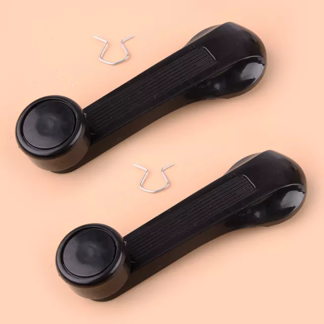 2Pcs Manual Window Winder Crank Door Handle Knob Fit For Honda Civic 1984-2000 T