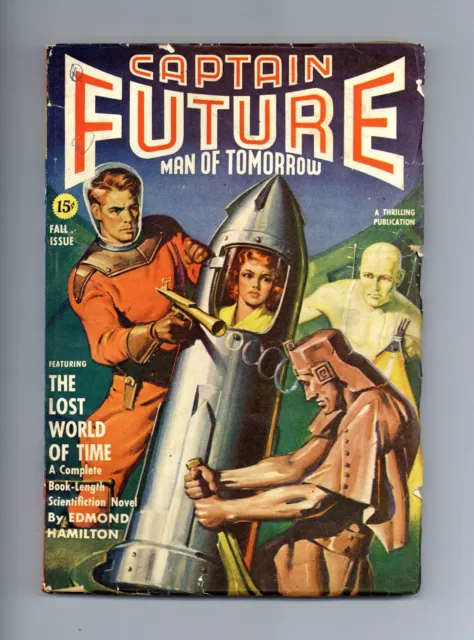 Captain Future Pulp Sep 1941 Vol. 3 #2 GD