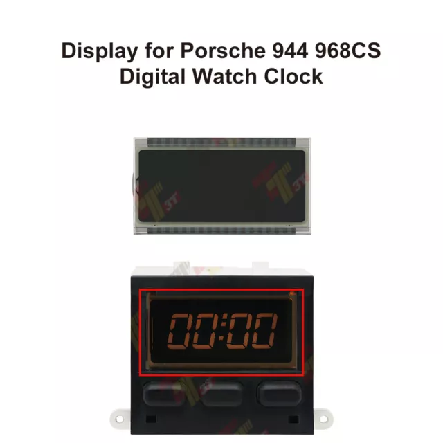 Display für Porsche 944 / 968 CS Digitaluhr Uhr