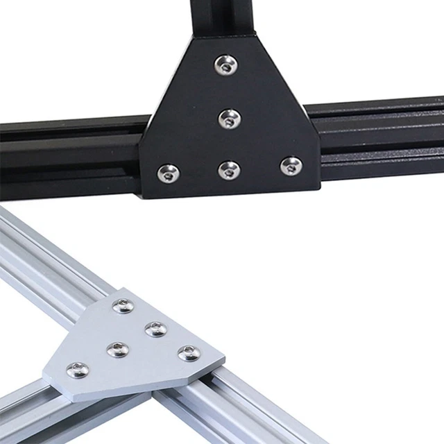 Bande de support de plaque d'angle robuste pour profilés en aluminium 3030 4040