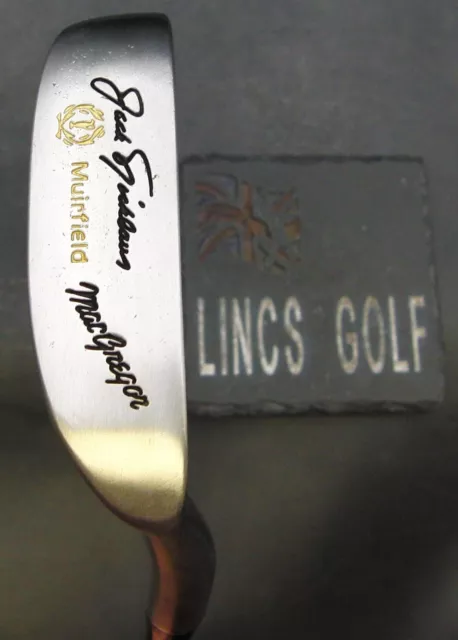 Macgregor Muirfield Putter Steel Shaft 89cm Length Brown Grip Macgregor Muirfield Putter Steel Shaft 89cm Length Brown Grip