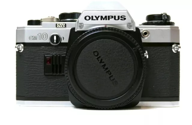 Olympus OM-10 35mm SLR Film Camera Body From Japan Tested and Works Great!