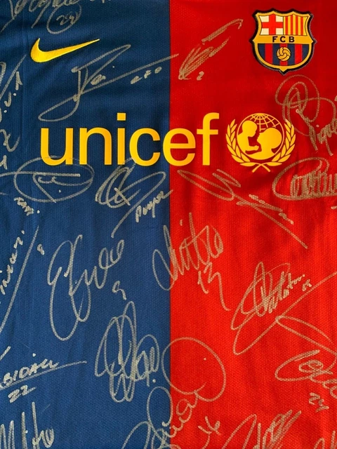 Maillot FC Barcelone 2008/2009 Exterieur – Penya Barça Lyon
