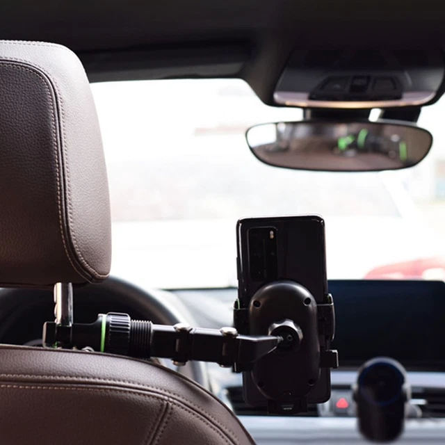 voiture Rétroviseur de voiture Support de téléphone portable Rotation à 360 ° 9